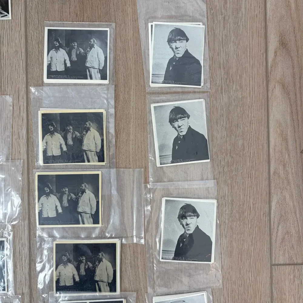 HUGE LOT 224 Vintage Three Stooges Stickers 28 Sets